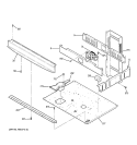 CENTER SPACER Diagram and Parts List for JTP28CF6CC  General Electric Microwave Oven Combo