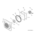 CONVECTION FAN Diagram and Parts List for JCB968SJ2SS  General Electric Range