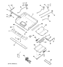GAS & BURNER PARTS Diagram and Parts List for JGB908SEK3SS  General Electric Range