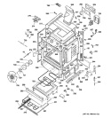 BODY PARTS Diagram and Parts List for JGB918BEK3BB  General Electric Range
