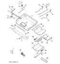 GAS & BURNER PARTS Diagram and Parts List for JGBP88CEK2CC  General Electric Range