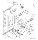 FRESH FOOD SECTION Diagram and Parts List for GSK25LCSBCCC  General Electric Refrigerator