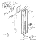 Part Location Diagram of WR55X10501 GE INTERFACE DISP Assembly
