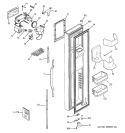 FREEZER DOOR Diagram and Parts List for SSL27RGRCBS  General Electric Refrigerator
