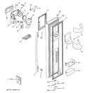 FREEZER DOOR Diagram and Parts List for PSW26LSRESS  General Electric Refrigerator