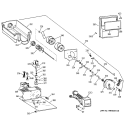 ICE BUCKET ASSEMBLY Diagram and Parts List for ZISB36DWA  General Electric Refrigerator
