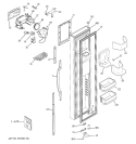 FREEZER DOOR Diagram and Parts List for GSS25TGPECC  General Electric Refrigerator