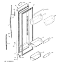 FRESH FOOD DOOR Diagram and Parts List for PSR26LGPEBB  General Electric Refrigerator