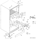FRESH FOOD SECTION Diagram and Parts List for HTS18BBPNLCC  Hotpoint Refrigerator
