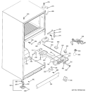FRESH FOOD SECTION Diagram and Parts List for DTS18ICRERBB  General Electric Refrigerator