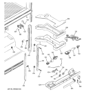 FRESH FOOD SECTION Diagram and Parts List for GTH22KBRARWW  General Electric Refrigerator