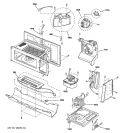 INTERIOR PARTS 1 Diagram and Parts List for SCA2001FSS02  General Electric Microwave