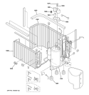 SEALED SYSTEM & COMPONENTS Diagram and Parts List for AJCH10ACBW1  General Electric Air Conditioner
