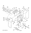 Part Location Diagram of WJ28X10039 GE Control Board