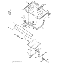 GAS & BURNER PARTS Diagram and Parts List for JGBS17PEH2WH  General Electric Range
