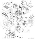 MICROWAVE Diagram and Parts List for JVM1441SH02  General Electric Microwave