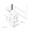 UNIT PARTS Diagram and Parts List for FCM20DPDWH  General Electric Freezer
