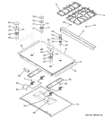 COOKTOP Diagram and Parts List for J2S968SH6SS  General Electric Range