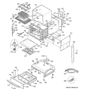 BODY PARTS Diagram and Parts List for JCS968BK1BB  General Electric Range