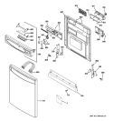 Part Location Diagram of 31-30588 GE PM INSTRUCTION INSTALL