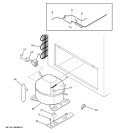 UNIT PARTS Diagram and Parts List for FCM15DPDWH  General Electric Freezer
