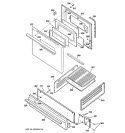 DOOR & DRAWER PARTS Diagram and Parts List for AGBS300PK1BB  General Electric Range