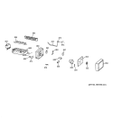 ICE MAKER Diagram and Parts List for DTS18ICRMRBB  General Electric Refrigerator