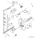 Part Location Diagram of WR55X10265 GE Interface Control Assembly - White