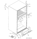 CASE PARTS Diagram and Parts List for GTH22SHSARSS  General Electric Refrigerator