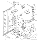FRESH FOOD SECTION Diagram and Parts List for RSK25MGSACCC  General Electric Refrigerator