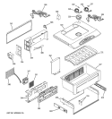 QUICK CHILL Diagram and Parts List for ZIS360NRH  General Electric Refrigerator