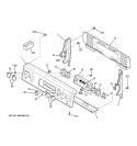 CONTROL PANEL Diagram and Parts List for EER3000K01BB  General Electric Range