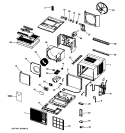 ROOM AIR CONDITIONER Diagram and Parts List for AFQ08FAW2  General Electric Air Conditioner