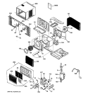 ROOM AIR CONDITIONER Diagram and Parts List for AGV18DDG1  General Electric Air Conditioner