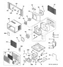 Part Location Diagram of WJ07X10080 GE CONTROL PANEL