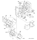 Part Location Diagram of WP26X10027 GE Drive Printed Wiring Board