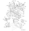 Part Location Diagram of WP79X10017 GE MOTOR COVER