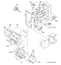CONTROL PARTS Diagram and Parts List for AZ38H15DADM1  General Electric Air Conditioner