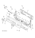 CONTROL PANEL Diagram and Parts List for JCBP26BJ2BB  General Electric Range