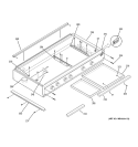 COOKTOP Diagram and Parts List for ZGU48L6DH2SS  General Electric Cooktop
