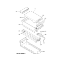 GRILL ASSEMBLY Diagram and Parts List for ZGU48L6DH2SS  General Electric Cooktop