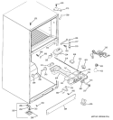 FRESH FOOD SECTION Diagram and Parts List for DTS18ICSNRWW  General Electric Refrigerator