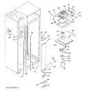 FREEZER SECTION Diagram and Parts List for ZSGS420DMESS  General Electric Refrigerator
