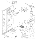 FRESH FOOD SECTION Diagram and Parts List for GSS25QSSASS  General Electric Refrigerator