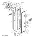 FREEZER DOOR Diagram and Parts List for MIG23MISBFBB  General Electric Refrigerator