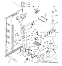 FRESH FOOD SECTION Diagram and Parts List for MIG23MISBFBB  General Electric Refrigerator