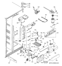 FRESH FOOD SECTION Diagram and Parts List for PSG25NGSBFBB  General Electric Refrigerator