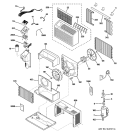 ROOM AIR CONDITIONER Diagram and Parts List for AGQ05LJG1  General Electric Air Conditioner