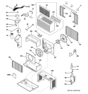 ROOM AIR CONDITIONER Diagram and Parts List for AGS05LJG1  General Electric Air Conditioner