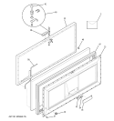 FREEZER DOOR Diagram and Parts List for FCM20DPFWH  General Electric Freezer
